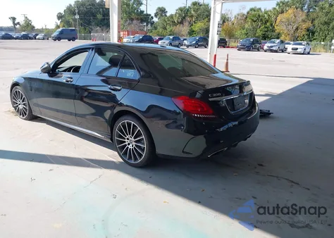 2019 Mercedes-Benz C 300 из США, поврежденный, VIN 55SWF8DB9KU288848